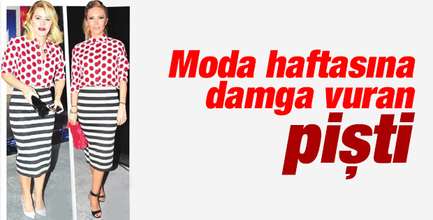 Defileye damga vuran 3 bin TL'lik pişti