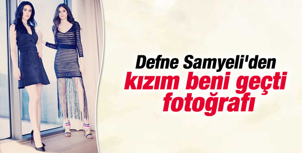 Defne Samyeli kızıyla yeni bir fotoğraf paylaştı