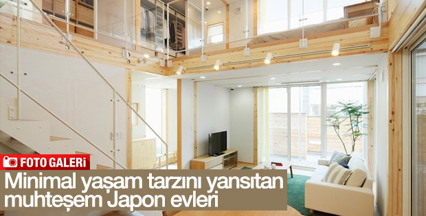 Japon stiliyle dekore edilmiş muhteşem evler