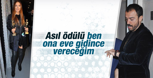 Demet Akalın'ın ödül heyecanı