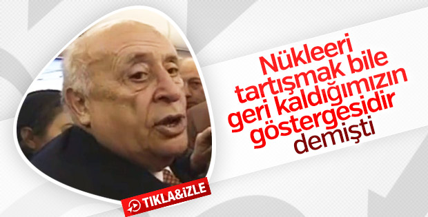 Süleyman Demirel'in nükleer enerjiyle ilgili sözleri