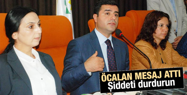 Kobani olayları üzerine Öcalan'la mesaj trafiği