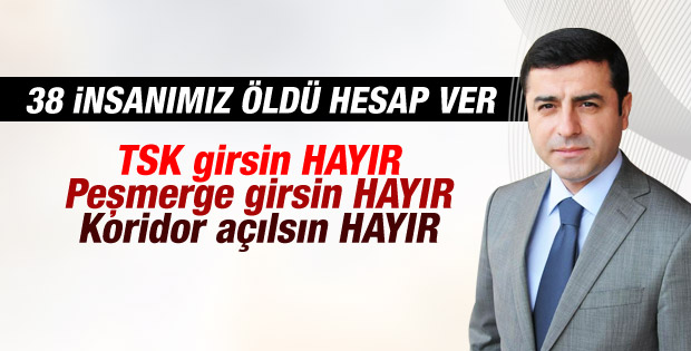 HDP hükümetin Kobani tekliflerinin tamamını reddetti