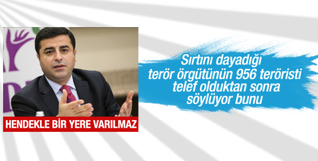 Demirtaş'tan özerklik çarkı
