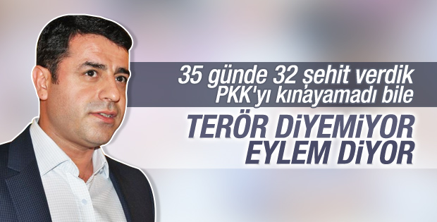 Demirtaş: HDP barış isteğinden vazgeçmeyecektir