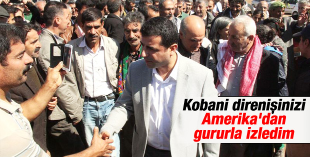 Selahattin Demirtaş Kobani'ye gitti