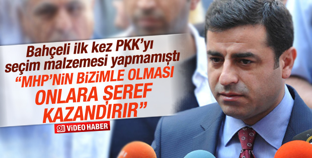 Selahattin Demirtaş'tan MHP'ye ağır sözler