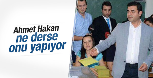 Demirtaş oyunu Egemen Bağış gibi kullandı