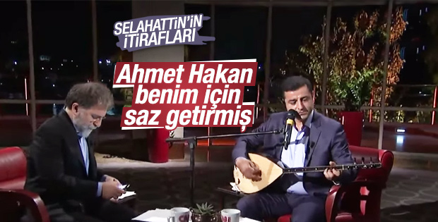 Selahattin Demirtaş'tan saz itirafı