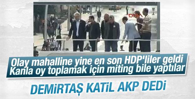 Selahattin Demirtaş Sıhhiye Meydanı'nda konuştu