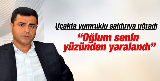 Uçak yolcusundan Demirtaş'a Kobani öfkesi