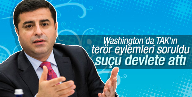 Demirtaş Washington'da konuştu