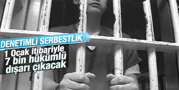 Yeni düzenlemeyle 7 bin 34 hükümlü cezaevinden çıkacak