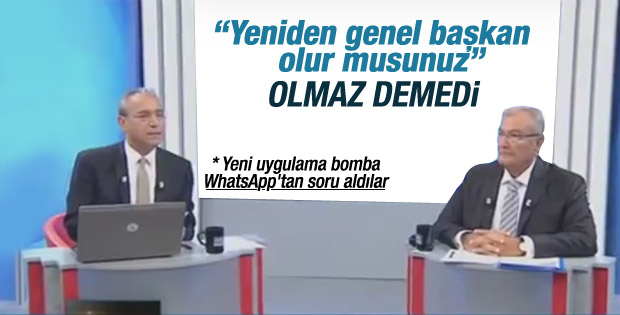 Deniz Baykal'a CHP liderliğine dönecek misiniz sorusu İZLE