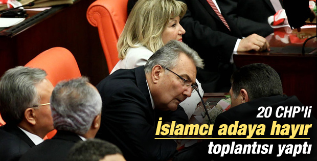 İhsanoğlu'na karşı 20 CHP'li vekil toplandı
