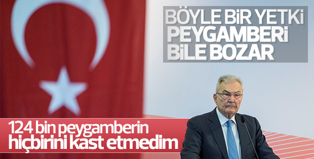 Deniz Baykal 'peygamber' gafına açıklık getirdi