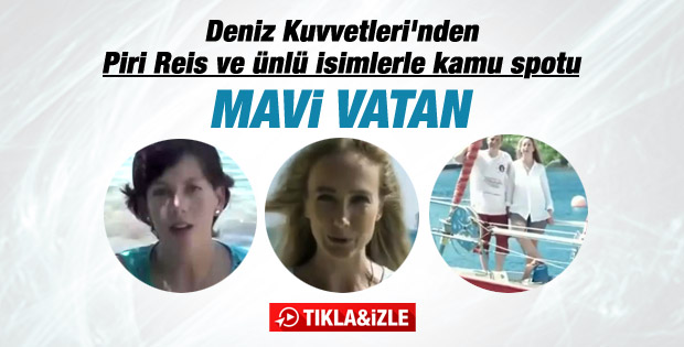 Deniz Kuvvetleri'nden ünlü isimlerle kamu spotu