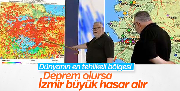 Celal Şengör Ege'deki fay hatlarını anlattı