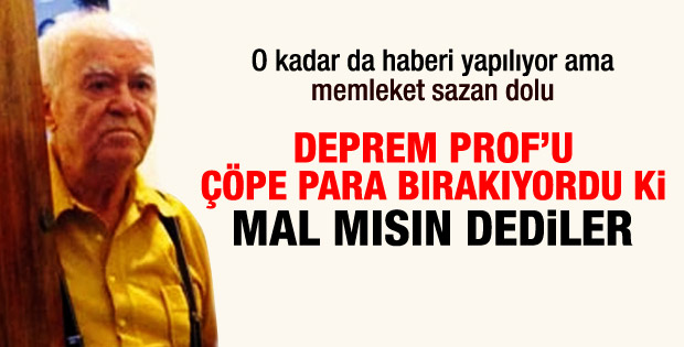 Dolandırıcıların son kurbanı deprem profesörü oldu