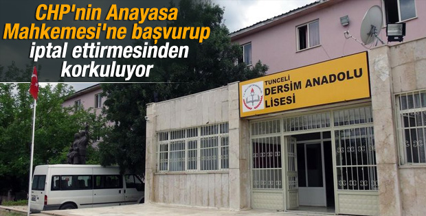 Tunceli'de devlet okuluna Dersim adı verildi