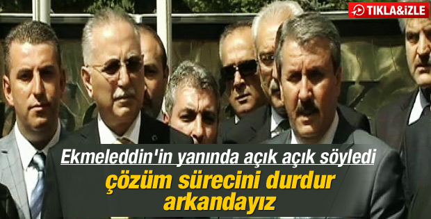 Ekmeleddin İhsanoğlu BBP'yi ziyaret etti İZLE