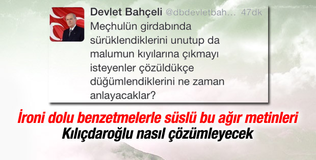 Devlet Bahçeli'den Kılıçdaroğlu'na sert yanıt