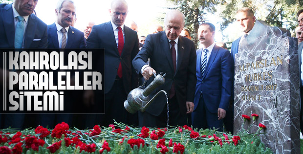 Devlet Bahçeli'den Türkeş'in kabrinde paralel sitemi