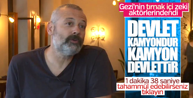 Levent Üzümcü devleti kamyona benzetti