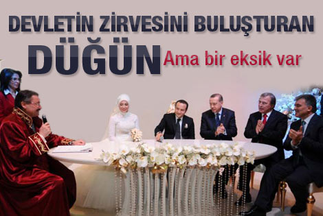 Devletin zirvesi Ankara'da nikahta