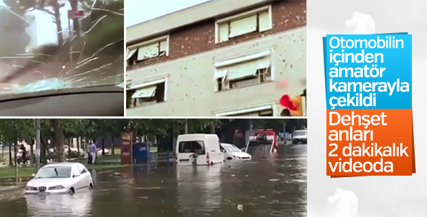 İki dakikada İstanbul'daki süper hücre felaketinin özeti
