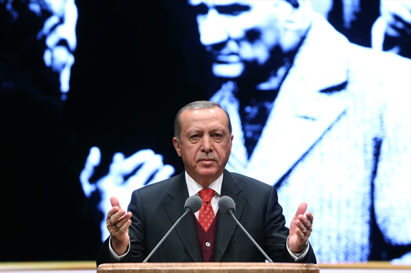 Cumhurbaşkanı Erdoğan Atatürk'ü anma törenine katıldı