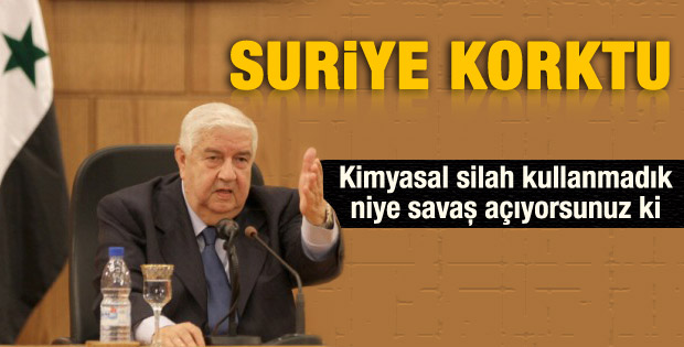 Suriye'den askeri müdahale açıklaması