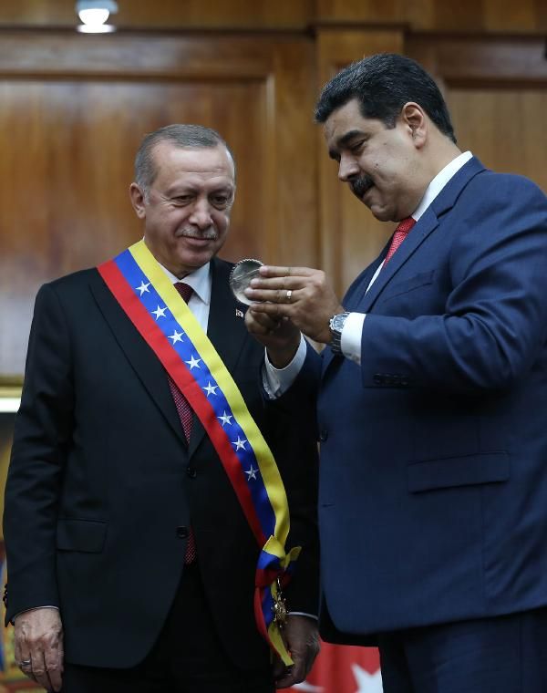 Erdoğan ve Maduro'dan ortak açıklamalar