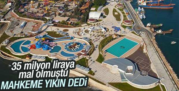 35 milyon liralık park yıkılıyor