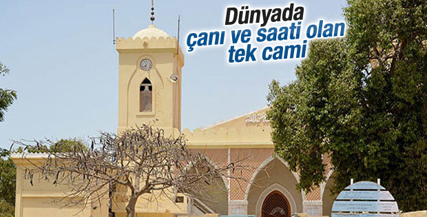 Dünyada çanı ve saati olan tek cami