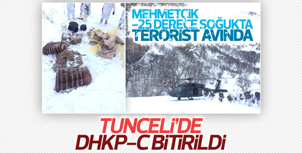 Tunceli'de terör örgütü DHKP-C'ye büyük darbe