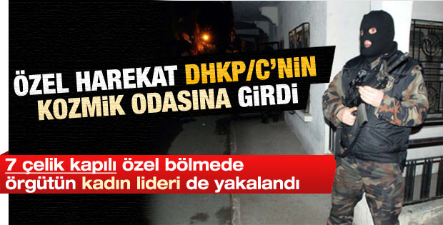 Polis DHKP/C'nin kozmik odasına girdi