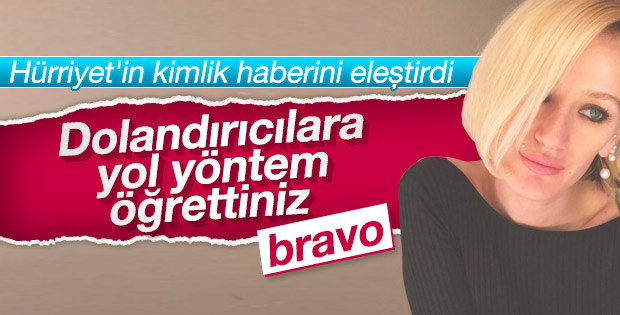 Didem Soydan'dan Hürriyet'e tepki