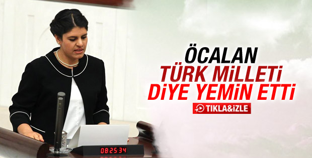 Dilek Öcalan TBMM'de yemin etti İZLE