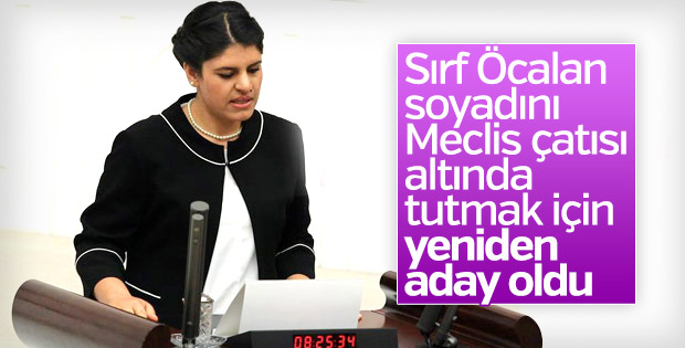 Dilek Öcalan yeniden aday