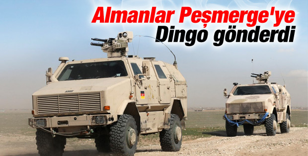 Almanya'dan peşmergeye Dingo'lu yardım paketi