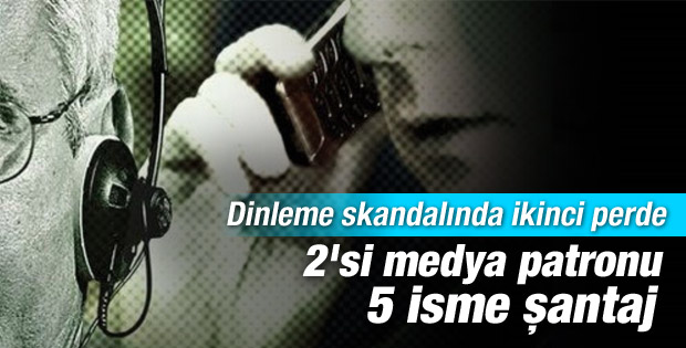 Yeni Şafak'tan ikinci dinleme haberinde 5 isim