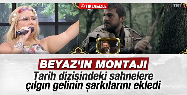 Beyaz Show'da Diriliş dizisinin müziklerini değiştirdiler