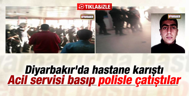 Diyarbakır'da cezaevi firarisi öldü hastane karıştı İZLE