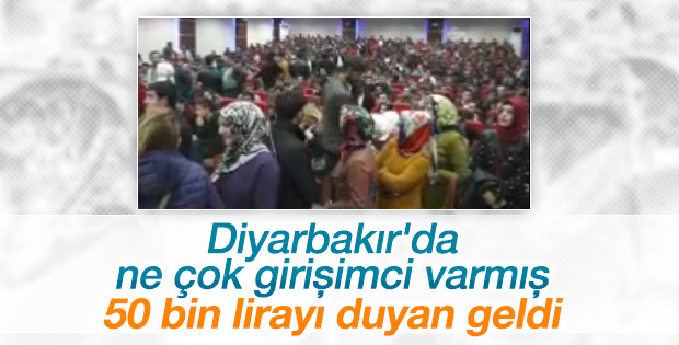 Diyarbakır’da hibe izdihamı