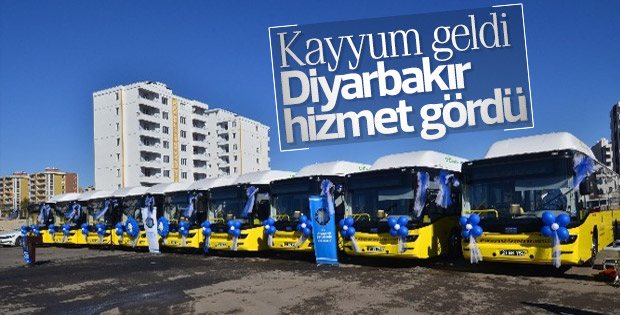 Diyarbakır'a yeni belediye otobüsleri alındı