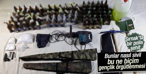 Diyarbakır'da 92 adet molotofkokteyli ele geçirildi