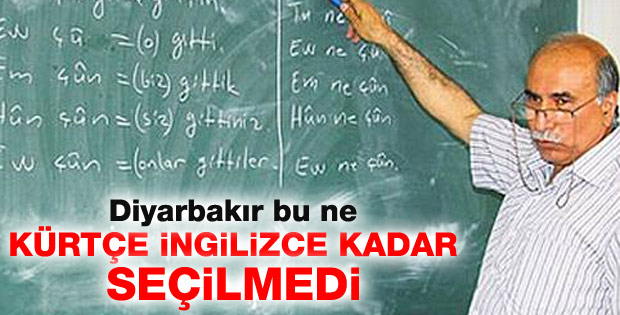 Diyarbakır'da yalnızca 13 bin öğrenci Kürtçeyi seçti