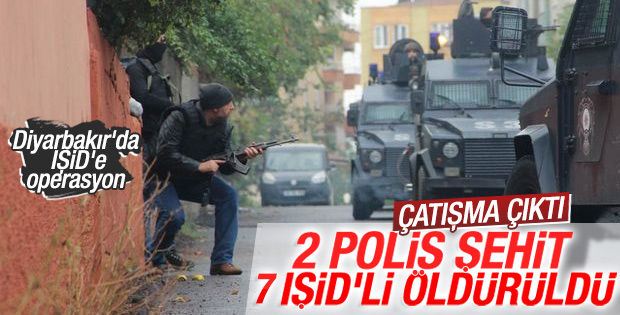 Diyarbakır'daki IŞİD operasyonunda 2 şehit