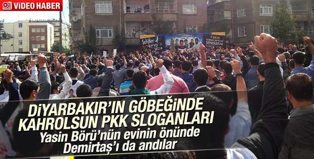 Diyarbakır sokakları 'Kahrolsun PKK' sloganıyla inledi